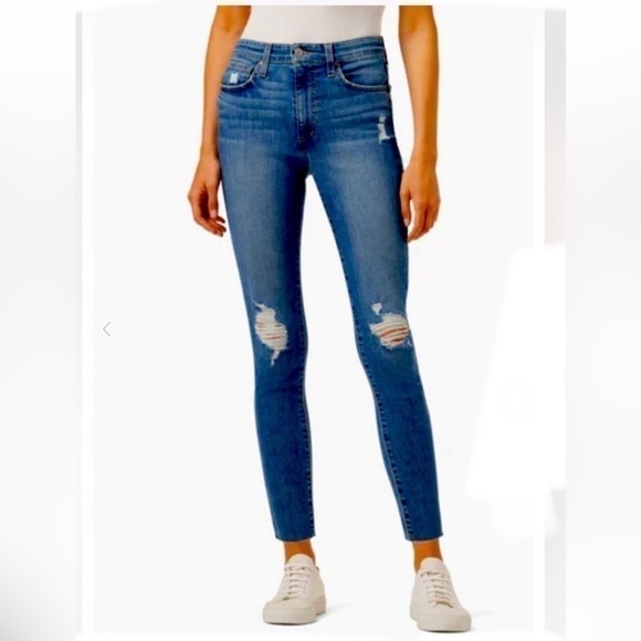 𝅺JOE’S JEANS Skinny ankle distressed mid rise jeans size 27 - Picture 1 of 12